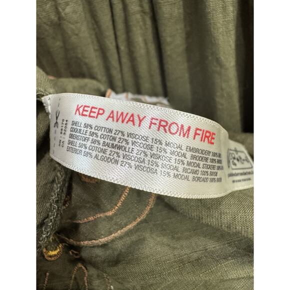 Anthropologie Pintuck Embroidered Mini Dress Women's Size M - Picture 5 of 6